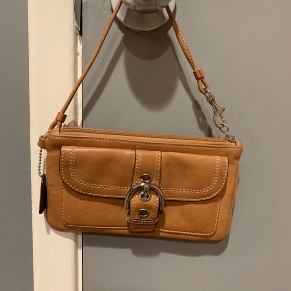 COACH Leather Wristlet - Picture 1 of 5